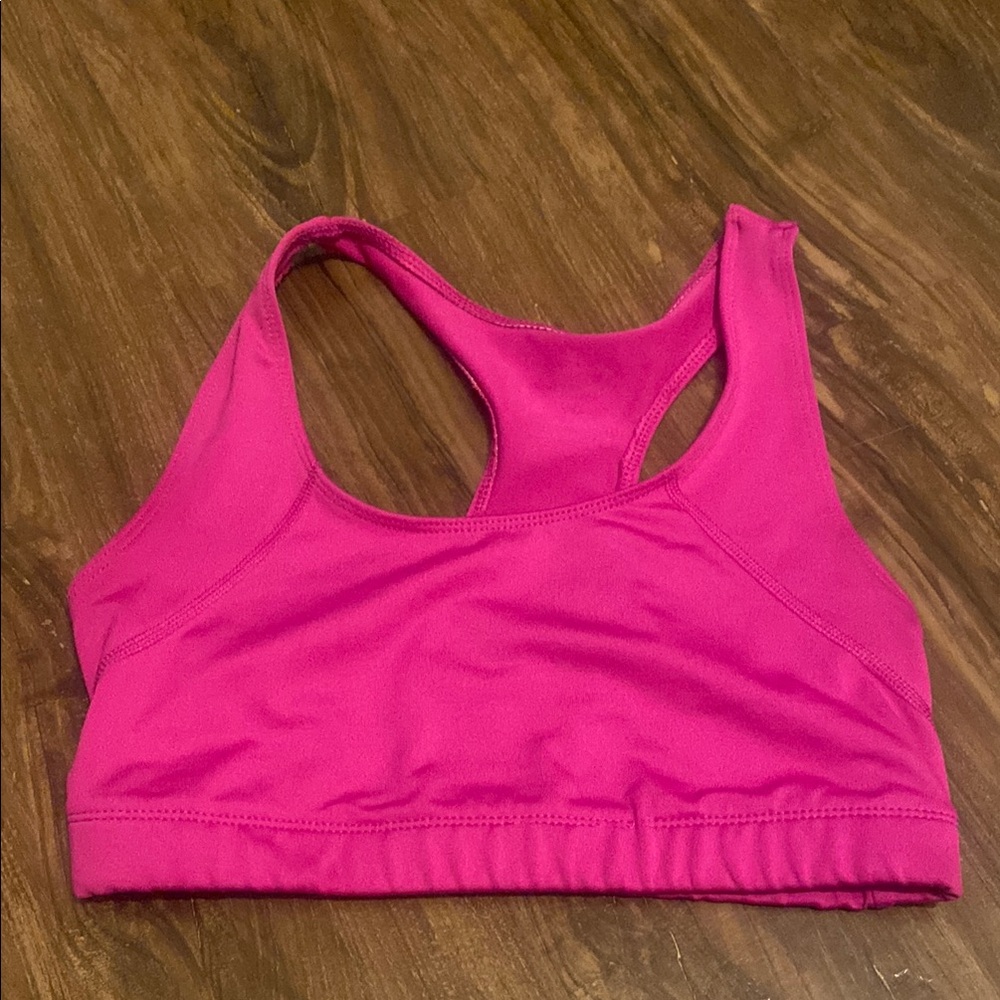 Women's Pink Sports Bra - medium